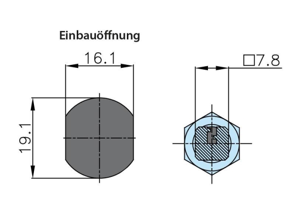 Rielda Schloss Typ 418 umprogrammierbar für Evoca