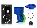 Modulplatte Set Mischer 180° Auslauf neue Version! Evoca Wittenborg Serie 7600, 7300