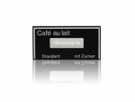 Auswahlschild Càfe au lait Evoca Necta N&W Wittenborg Serie 5100 2800