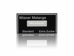 Auswahlschild Wiener Melange  Evoca Necta N&W Wittenborg  Serie 5100, 2800