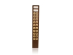 Folientastatur 10 Tasten braun/beige passend für Adriani 820