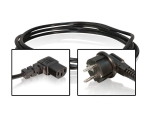 Kaltgerätekabel mit Winkelstecker 5 Meter