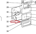 Gegengewicht für Münzrückgabeklappe  Evoca N&W Wittenborg  FM7000 SM7000 7600