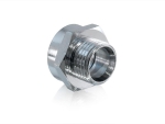 Chrom Reduzierstück 3/8" AG x 1/2" IG flachdichtend