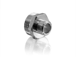 Chrom Reduziernippel 3/4" AG x 3/8" AG